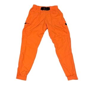 Adika Vibrant Orange Men's Cargo Pants